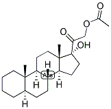 5ALPHA-PREGNAN-17ALPHA,21-DIOL-20-ONE 21-ACETATE Struktur