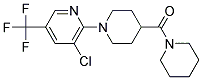 (1-[3-CHLORO-5-(TRIFLUOROMETHYL)-2-PYRIDINYL]-4-PIPERIDINYL)(PIPERIDINO)METHANONE Struktur