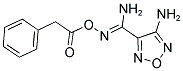 4-AMINO-N'-((PHENYLACETYL)OXY)-1,2,5-OXADIAZOLE-3-CARBOXIMIDAMIDE Struktur