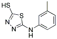 5-M-TOLYLAMINO-[1,3,4]THIADIAZOLE-2-THIOL Struktur