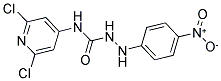 N1-(2,6-DICHLORO-4-PYRIDYL)-2-(4-NITROPHENYL)HYDRAZINE-1-CARBOXAMIDE Struktur