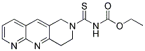 N-[(1,2,3,4-TETRAHYDROPYRIDO[4,3-B][1,8]NAPHTHYRIDIN-2-YL)THIOCARBONYL]CARBAMIC ACID, ETHYL ESTER Struktur