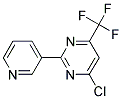 4-CHLORO-2-(3-PYRIDINYL)-6-(TRIFLUOROMETHYL)PYRIMIDINE Struktur