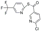 5-(TRIFLUOROMETHYL)-2-PYRIDYL 6-CHLOROPYRIDINE-3-CARBOTHIOATE Struktur