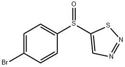 4-BROMOPHENYL 1,2,3-THIADIAZOL-5-YL SULFOXIDE Struktur