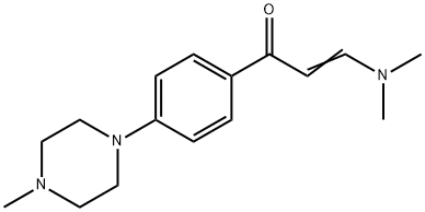 3-(DIMETHYLAMINO)-1-[4-(4-METHYLPIPERAZINO)PHENYL]-2-PROPEN-1-ONE Struktur