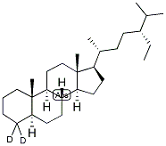 D2 C29 ALPHA ALPHA ALPHA (20R) ETHYLCHOLESTANE Struktur