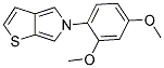 3-METHOXY-4-(5H-THIENO[2,3-C]PYRROL-5-YL)PHENYL METHYL ETHER Struktur