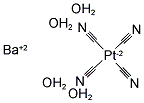 BARIUM TETRACYANOPLATINATE (II) TETRAHYDRATE Struktur