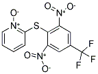 2-([2,6-DINITRO-4-(TRIFLUOROMETHYL)PHENYL]THIO)PYRIDINIUM-1-OLATE Struktur