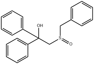 2-(BENZYLSULFINYL)-1,1-DIPHENYL-1-ETHANOL Struktur