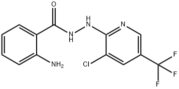 2-AMINO-N'-[3-CHLORO-5-(TRIFLUOROMETHYL)-2-PYRIDINYL]BENZENECARBOHYDRAZIDE Struktur