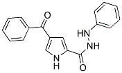 4-BENZOYL-N'-PHENYL-1H-PYRROLE-2-CARBOHYDRAZIDE Struktur