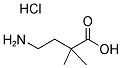 4-AMINO-2,2-DIMETHYLBUTYRIC ACID HYDROCHLORIDE Struktur