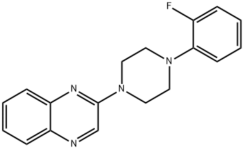 2-[4-(2-FLUOROPHENYL)PIPERAZINO]QUINOXALINE Struktur