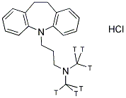 IMIPRAMINE HYDROCHLORIDE, [N-METHYL-3H] Struktur