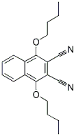 1,4-DIBUTOXY-2,3-NAPHTHALENEDICARBONITRILE Struktur