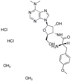 PUROMYCIN DIHYDROCHLORIDE DIHYDRATE Struktur