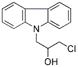 1-(9H-CARBAZOL-9-YL)-3-CHLOROPROPAN-2-OL Struktur