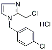 1-(4-CHLOROBENZYL)-2-(CHLOROMETHYL)-1H-IMIDAZOLE HYDROCHLORIDE Struktur