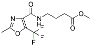 4-[[[2-METHYL-5-(TRIFLUOROMETHYL)OXAZOL-4-YL]CARBONYL]AMINO]BUTANOIC ACID, METHYL ESTER Struktur