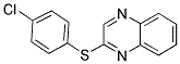 2-[(4-CHLOROPHENYL)SULFANYL]QUINOXALINE Struktur