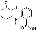 2-((2-IODO-3-OXOCYCLOHEX-1-ENYL)AMINO)BENZOIC ACID Struktur