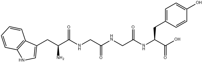 H-TRP-GLY-GLY-TYR-OH Struktur