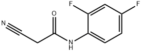 2-CYANO-N-(2,4-DIFLUORO-PHENYL)-ACETAMIDE Struktur