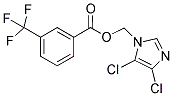 (4,5-DICHLORO-1H-IMIDAZOL-1-YL)METHYL 3-(TRIFLUOROMETHYL)BENZOATE Struktur