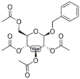 BENZYL 2,3,4,6-TETRA-O-ACETYL-BETA-D-GLUCOPYRANOSIDE Struktur