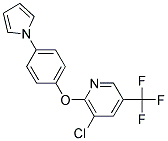 3-CHLORO-2-[4-(1H-PYRROL-1-YL)PHENOXY]-5-(TRIFLUOROMETHYL)PYRIDINE Struktur