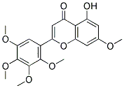 5-HYDROXY-7,2',3',4',5'-PENTAMETHOXYFLAVONE Struktur