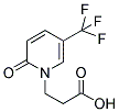 3-[1,2-DIHYDRO-2-OXO-5-(TRIFLUOROMETHYL)-PYRID-1-YL]PROPIONIC ACID Struktur