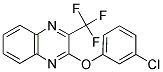 2-(3-CHLOROPHENOXY)-3-(TRIFLUOROMETHYL)QUINOXALINE Struktur