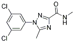 1-(3,5-DICHLOROPHENYL)-N,5-DIMETHYL-1H-1,2,4-TRIAZOLE-3-CARBOXAMIDE Struktur