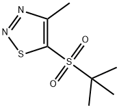 5-(TERT-BUTYLSULFONYL)-4-METHYL-1,2,3-THIADIAZOLE Struktur