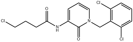 4-CHLORO-N-[1-(2,6-DICHLOROBENZYL)-2-OXO-1,2-DIHYDRO-3-PYRIDINYL]BUTANAMIDE Struktur