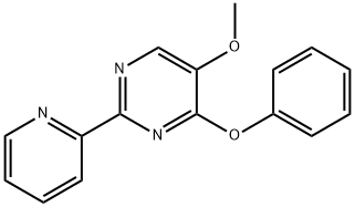 5-METHOXY-2-(2-PYRIDINYL)-4-PYRIMIDINYL PHENYL ETHER Struktur