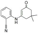 2-((5,5-DIMETHYL-3-OXOCYCLOHEX-1-ENYL)AMINO)BENZENECARBONITRILE Struktur