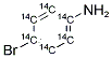 4-BROMOANILINE, [14C(U)] Struktur