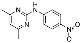 N-(4-NITROPHENYL)-4,6-DIMETHYL-2-PYRIMIDINAMINE Struktur