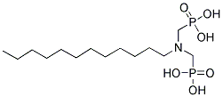 DODECYLAMINE DI(METHYLENE PHOSPHONIC ACID) Struktur