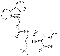 FMOC-SER(TBU)-THR(TBU)-OH Struktur