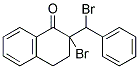 2-BROMO-2-[BROMO(PHENYL)METHYL]-1,2,3,4-TETRAHYDRONAPHTHALEN-1-ONE Struktur