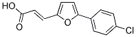 3-[5-(4-CHLOROPHENYL)FURAN-2-YL]ACRYLIC ACID Struktur