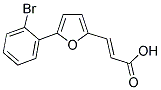 3-[5-(2-BROMO-PHENYL)-FURAN-2-YL]-ACRYLIC ACID Struktur