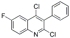 2,4-DICHLORO-6-FLUORO-3-PHENYLQUINOLINE Struktur