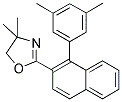 2-[1-(3,5-DIMETHYLPHENYL)-2-NAPHTHYL]-4,5-DIHYDRO-4,4-DIMETHYLOXAZOLE Struktur