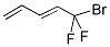 5-BROMO-5,5-DIFLUORO-1,3-PENTADIENE Struktur